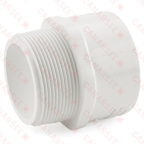 2" PVC (Sch. 40) MIP x Socket Adapter