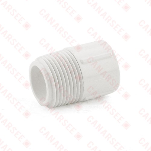 3/4" x 1/2" PVC (Sch. 40) MIP x Socket Adapter