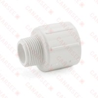 3/4" x 1" PVC (Sch. 40) MIP x Socket Adapter