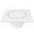 PVC 9" x 9" Bell Trap Square Floor Drain, 3" Hub or 4" Inside Fit