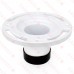 3" Inside Pipe (Cast Iron Only), Twist-N-Set One-Piece PVC Closet Flange