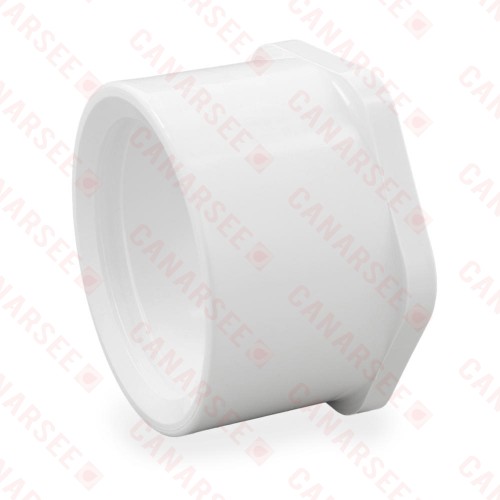 3" x 2-1/2" PVC (Sch. 40) Spigot x Socket Bushing 3" x 2-1/2" PVC (Sch. 40) Spigot x Socket Bushing