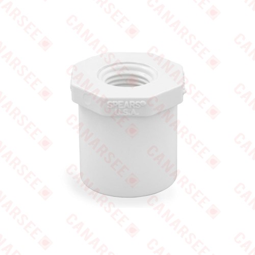 3/4" x 1/4" PVC (Sch. 40) Spigot x FIP Bushing