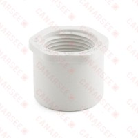 1-1/4" x 1" PVC (Sch. 40) Spigot x FIP Bushing