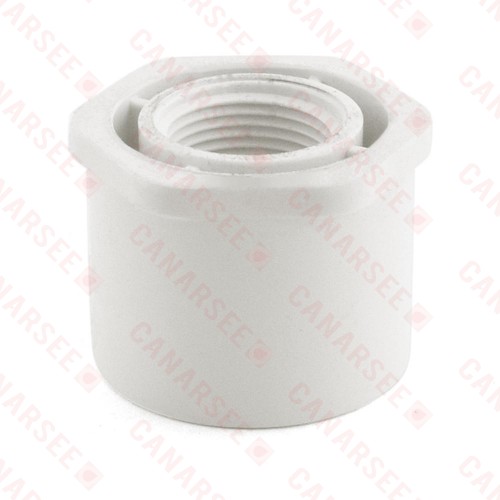 1-1/2" x 3/4" PVC (Sch. 40) Spigot x FIP Bushing
