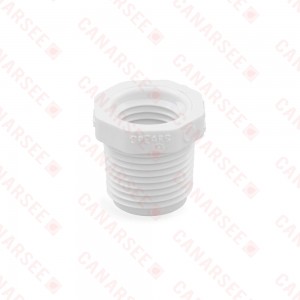 3/8" x 1/4" PVC (Sch. 40) MIP x FIP Bushing