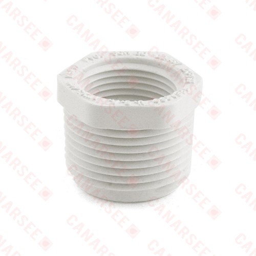 1" x 3/4" PVC (Sch. 40) MIP x FIP Bushing
