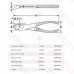 8” Curved Jaw Diagonal High Leverage Cutting Pliers