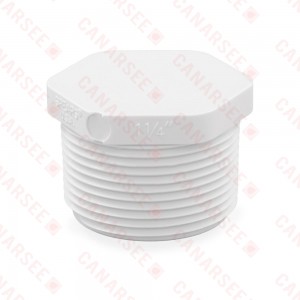 1-1/4" PVC (Sch. 40) Threaded Plug (MIP)