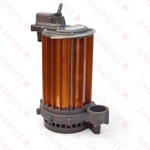 Manual Sump Pump w/ 10' cord, 1/2HP, 115V