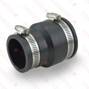 2" x 1-1/2" Flexible Rubber Coupling