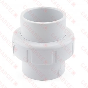 1-1/2" PVC (Sch. 40) Socket Union w/ Buna-N O-ring