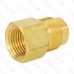 5/8" Flare x 1/2" Female NPT Threaded Brass Adapter