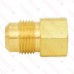 5/8" Flare x 1/2" Female NPT Threaded Brass Adapter