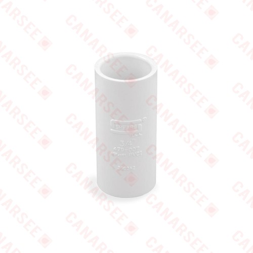 3/4" PVC (Sch. 40) Deep Socket Coupling