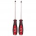 2-piece Demolition Screwdriver Set w/ Magnetic Tips, Tri-Lobe Handles & Hex Shanks