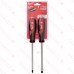 2-piece Demolition Screwdriver Set w/ Magnetic Tips, Tri-Lobe Handles & Hex Shanks