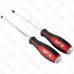 2-piece Demolition Screwdriver Set w/ Magnetic Tips, Tri-Lobe Handles & Hex Shanks
