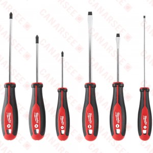 6-piece Magnetic Tip Screwdriver Set w/ Tri-Lobe Handles & Hex Shanks