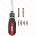 13-in-1 Cushion Grip Screwdriver & Nut Driver w/ Bits
