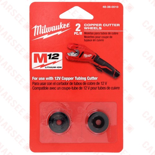 (Pack of 2) Replacement Cutter Wheels for M12 Copper Tubing Cutter