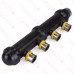 4-Port PEX Press Manifold, Closed, 3/4" x 1/2"