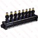8-Port MiniBloc 1/2" PEX Press PolyAlloy Manifold