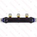 3-Port PEX Press Manifold, Open, 3/4" x 3/4" x 1/2"