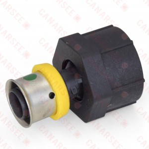 1/2" PEX Press x 7/8" Ballcock Swivel Adapter, Poly Alloy, Lead-Free