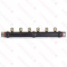 6-Port PEX Press Manifold, Open, 1" x 1" x 1/2"