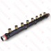 8-Port PEX Press Manifold, Open, 1" x 1" x 1/2"