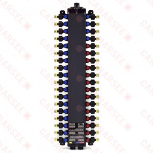 36-Port, 1/2" PEX Press ManaBloc Manifold, (14) Hot, (22) Cold
