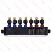 7-Port MiniBloc 1/2" PEX Press PolyAlloy Dual Manifold, (3) Hot & (4) Cold 7-Port MiniBloc 1/2" PEX Press PolyAlloy Dual Manifold, (3) Hot & (4) Cold