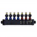 7-Port MiniBloc 1/2" PEX Press PolyAlloy Dual Manifold, (3) Hot & (4) Cold 7-Port MiniBloc 1/2" PEX Press PolyAlloy Dual Manifold, (3) Hot & (4) Cold