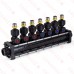 7-Port MiniBloc 1/2" PEX Press PolyAlloy Dual Manifold, (3) Hot & (4) Cold 7-Port MiniBloc 1/2" PEX Press PolyAlloy Dual Manifold, (3) Hot & (4) Cold