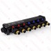 7-Port MiniBloc 1/2" PEX Press PolyAlloy Dual Manifold, (3) Hot & (4) Cold 7-Port MiniBloc 1/2" PEX Press PolyAlloy Dual Manifold, (3) Hot & (4) Cold