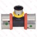 1" x 1" x 1/2" PEX Press Tee, Poly Alloy, Lead-Free