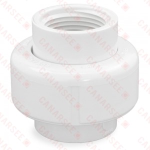 3/4" PVC (Sch. 40) FIP x FIP Union w/ EPDM O-ring 3/4" PVC (Sch. 40) FIP x FIP Union w/ EPDM O-ring