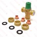 Taco 1/2” Union Sweat Mixing Valve (Lead-Free), 85F-175F