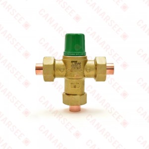 Taco 1/2” Union Sweat Mixing Valve (Lead-Free), 85F-175F Taco 1/2” Union Sweat Mixing Valve (Lead-Free), 85F-175F