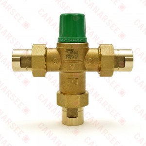 Taco 1/2” Union Threaded Mixing Valve (Lead-Free), 85F-175F Taco 1/2” Union Threaded Mixing Valve (Lead-Free), 85F-175F