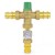 3/4" Union Press Mixing Valve w/ Temperature Gauge (Lead-Free), 85-175F