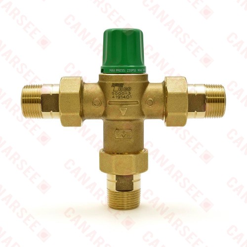 Taco 3/4” Union Threaded Mixing Valve (Lead-Free), 85F-175F