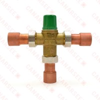 Honeywell 1” Union Sweat Mixing Valve (Lead-Free), 85F-175F