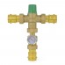 1" Union Press Mixing Valve w/ Temperature Gauge (Lead-Free), 85-175F