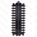 24-Port, 1/2" PEX Crimp ManaBloc Manifold, (9) Hot, (15) Cold