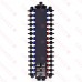 30-Port, 1/2" PEX Crimp ManaBloc Manifold, (12) Hot, (18) Cold