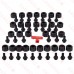 30-Port, 1/2" PEX Crimp ManaBloc Manifold, (12) Hot, (18) Cold