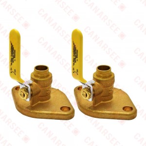 1/2" Sweat Isolator Flange Valve