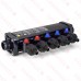 5-Port MiniBloc 1/2" PEX Crimp PolyAlloy Dual Manifold, (2) Hot  (3) Cold